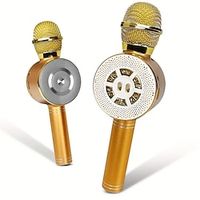 Depusheng Toys For Girls Karaoke Microphone - Portable Wireless Karaoke Mic With Led Light Toys For Girl Christmas Birthday Giftsbuilt With Speaker miniinthebox - thumbnail