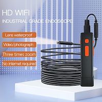 Industrial Endoscope Camera Digital Borescope with 1080P 0 inch Inspection Camera 5.0m(16Ft) 1.0m(3Ft) 2 mp Portable Recording Image and Video Function LED Light Waterproof Semi-Rigid Cable Pipeline miniinthebox