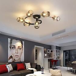 Chandelier Ceiling Lamp 4/6 Heads Warm White Light 75/93CM Nordic Iron Light Luxury Creative Living Room Bedroom 110-240V Lightinthebox