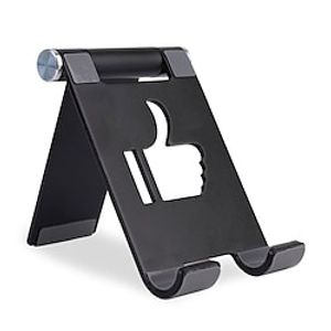 Phone Stand Portable Foldable Lightweight Phone Holder for Desk Bedside Selfies / Vlogging / Live Streaming Compatible with Tablet All Mobile Phone Phone Accessory miniinthebox