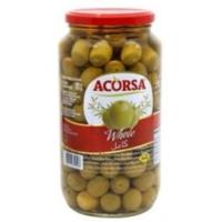 Acorsa Green Olives Plain Jar 575gm