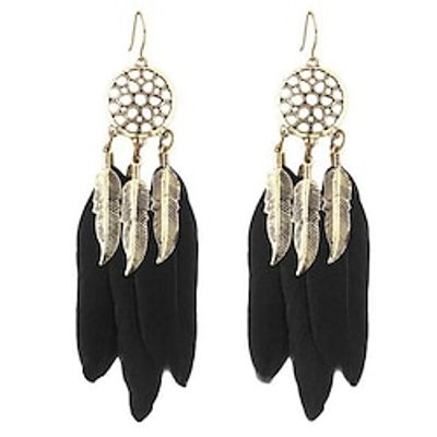 1 Pair Drop Earrings For Women's Street Prom Feather Classic Fashion Lightinthebox 1 Pair Drop Earrings For Women's Street Prom Feather Classic Fashion Lightinthebox