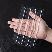 Invisible Transparent Anti-Collision Strip Silicone Non-Marking Door Back Mute Strip Sticker Furniture Refrigerator Protector Lightinthebox - thumbnail