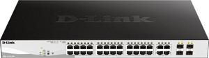 DLINK DGS-F1210-26PS-E 26-port Switch, 10/100/1000Base-T, Long Range 250m, PoE+, Smart Switch with 24 PoE Ports, 2 SFP Ports | DGS-F1210-26PS-E