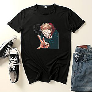 Inspired by Jujutsu Kaisen Yuji Itadori Cosplay Costume T-shirt Polyester  Cotton Blend Graphic Prints Printing Harajuku Graphic T-shirt For Women's  Men's Lightinthebox