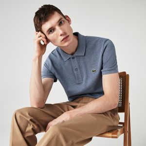 Men's Slim fit Lacoste Polo Shirt in petit piqué