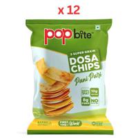 Popbite Dosa Chips Panipuri 75 Gm Pack Of 12