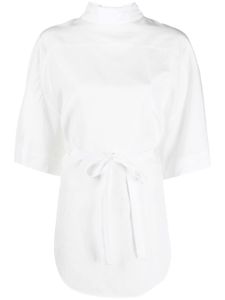 Jil Sander tied-waist blouse - White