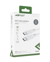 Acefast USB-C to USB-C Tpe Charging Data Cable 1.2 Meter White - thumbnail