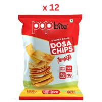 Popbite Dosa Chips Tomato 75 Gm Pack Of 12