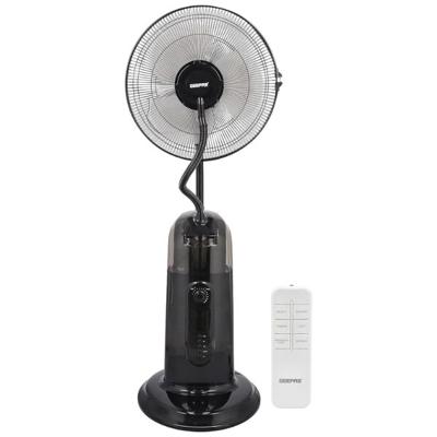 Geepas 16 Mist Fan with LCD Display | 3 Speed Setting & Breeze Modes | Black | GF21161