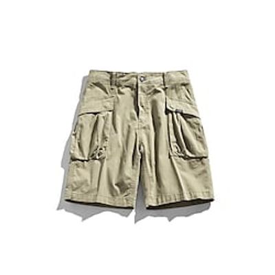 Men's Cargo Shorts Casual Shorts Cargo Pants Multi Pocket Short Pants Casual Daily Micro-elastic Solid Color Breathable Soft Mid Waist Black Army Green Grey Khaki 29 30 31 32 33 Lightinthebox Men's Cargo Shorts Casual Shorts Cargo Pants Multi Pocket Short Pants Casual Daily Micro-elastic Solid Color Breathable Soft Mid Waist Black Army Green Grey Khaki 29 30 31 32 33 Lightinthebox