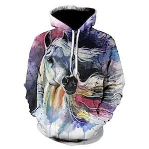Men's Hoodie Pullover Hoodie Sweatshirt Purple Hooded Graphic Animal Print Work Daily Weekend 3D Print Designer Casual Big and Tall Spring   Fall Clothing Apparel Hoodies Sweatshirts  Long Sleeve Lightinthebox