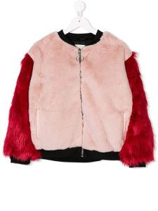 Andorine faux fur bomber jacket - PINK