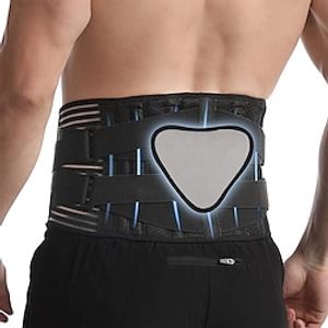 1pc New Pressurized Waist Belt Lumbar Fixed Belt Reinforced And Upgraded Steel Waist Belt Breathable Waist Belt All The Year Round Lightinthebox