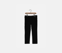 Kids Girls Pull On Pants  Black - thumbnail