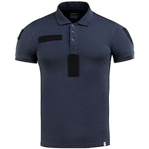 Men's Golf Shirt Print Geometric Turndown Street Daily Button-Down Short Sleeve Tops Casual Fashion Comfortable Navy Blue Lightinthebox