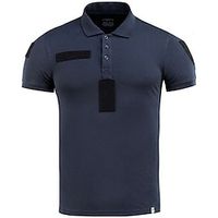 Men's Golf Shirt Print Geometric Turndown Street Daily Button-Down Short Sleeve Tops Casual Fashion Comfortable Navy Blue Lightinthebox - thumbnail