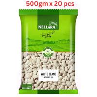 Nellara White Beans 500Gm (Pack of 20)