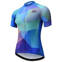 women's cycling jersey long sleeve reflective with rear zippered bag red pink size xxl Lightinthebox - thumbnail