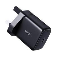 Aukey PA-R1P Portable 30W PD Wall Charger, Black - thumbnail