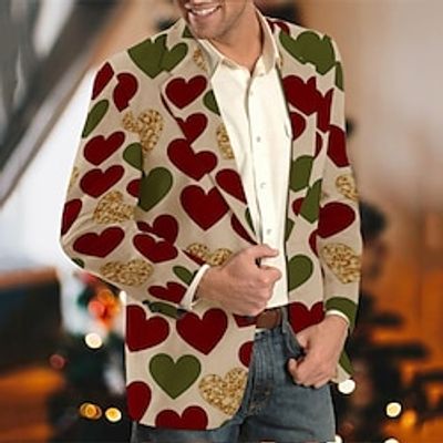 Heart Business Men's Coat Blazer Work Wear to work Valentine's Day Fall Winter Turndown Long Sleeve Wine Green S M L Polyester Weaving Jacket Lightinthebox Heart Business Men's Coat Blazer Work Wear to work Valentine's Day Fall Winter Turndown Long Sleeve Wine Green S M L Polyester Weaving Jacket Lightinthebox
