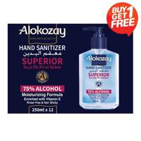 Alokozay Hand Sanitizer 250 Ml X 12 Pcs - Buy 1 & Get 1 Free