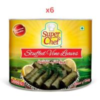 Super Chef Stuffed Vine Leaves 2Kg (Pack Of 6) Super Chef Stuffed Vine Leaves 2Kg (Pack Of 6)