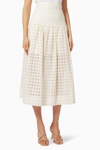 Penelope Linen Midi Skirt