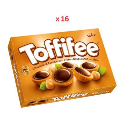Storck Toffifee Hazelnut in Caramel with Creamy Nougat and Chocolate 16X400G Storck Toffifee Hazelnut in Caramel with Creamy Nougat and Chocolate 16X400G
