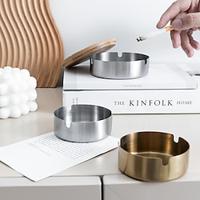 Stainless Steel Ashtray: Premium Quality, Elegant and Durable Ashtray Suitable for Home, Hotel, Restaurant, and Outdoor Settings, Offering a Stylish Solution for Proper Disposal of Cigarette Ash and Butts Lightinthebox