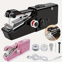 Portable Handheld Sewing Machine, Hand Held Sewing Device Tool Mini Portable Cordless Sewing Machine Electric Sewing Machine For Clothes Pants Gift For Mom Lightinthebox - thumbnail