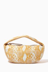 Cush Bag in Snake Print Leather