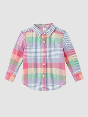 Toddler Plaid Poplin Shirt