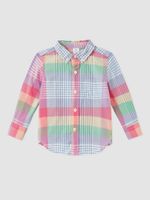 Toddler Plaid Poplin Shirt - thumbnail