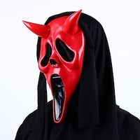 5pcs Ghost Face Scream Movie Horror Mask Halloween Killer Cosplay Adult Costume Accessories Props Lightinthebox - thumbnail