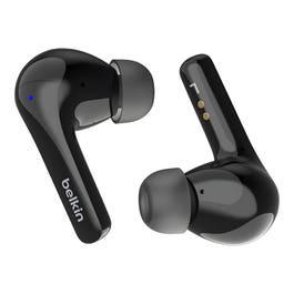 Belkin SoundForm‚Ñ¢ Motion True Wireless Earbuds Noise Cancelling Ear Buds with Wireless Charging Case & Dual Microphone, Black (BL-TWS-C010-BK)