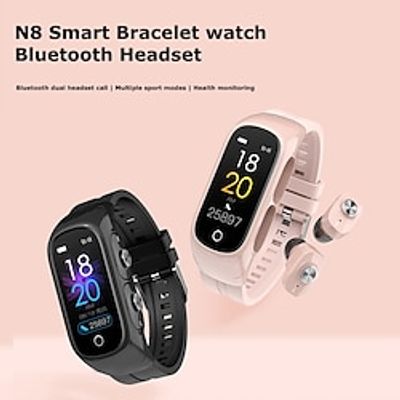 Wireless Headphones With Smart Band Tws Bt Headphones Compatible With 5.0 Headphones Smartwatches The Watch Is Suitable For And Lightinthebox