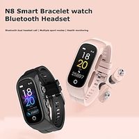 Wireless Headphones With Smart Band Tws Bt Headphones Compatible With 5.0 Headphones Smartwatches The Watch Is Suitable For And Lightinthebox - thumbnail
