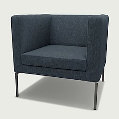 IKEA Conscious Tweed Klappsta Armchair Cover Regular Fit With Piping Machine Washable Lightinthebox IKEA Conscious Tweed Klappsta Armchair Cover Regular Fit With Piping Machine Washable Lightinthebox