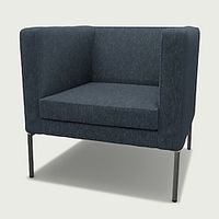 IKEA Conscious Tweed Klappsta Armchair Cover Regular Fit With Piping Machine Washable Lightinthebox - thumbnail