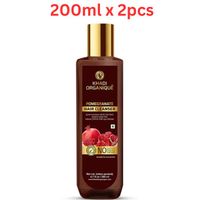 Khadi Organique Pomegranate Hair Cleanser (SLS & Paraben free) 200ml (Pack Of 2)