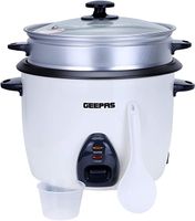 Geepas 1.5L Rice Cooker-(White)-(GRC35011)