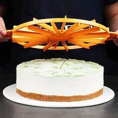 1012 Slices Cake Equal Portion Cutter Round Bread Cake Mousse Divider Slice Marker Baking For Kitchen Utensils Lightinthebox