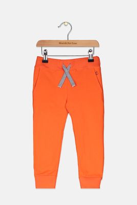Toddlers Boys Drawstring Pants  Orange