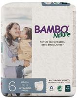 Bambo Nature Eco-Friendly Pants Diapers, Size 6, 18+kg (18 pants)