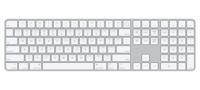 Magic Keyboard with Touch ID and Numeric Keypad for Mac models with Apple silicon - White Keys - English, MK2C3