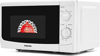 Nikai Microwave Oven 20 Liter, White, NMO515N9A