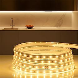 LED Strip Light Plug in Outdoor Waterproof IP67 LED Strip Light Diode Tape Holiday Decorative Light LED String with EU Plug Lightinthebox