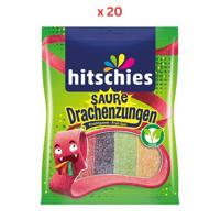 Hitschies Saure Drachenzungen Vegan Fruit Gum 20x125g
